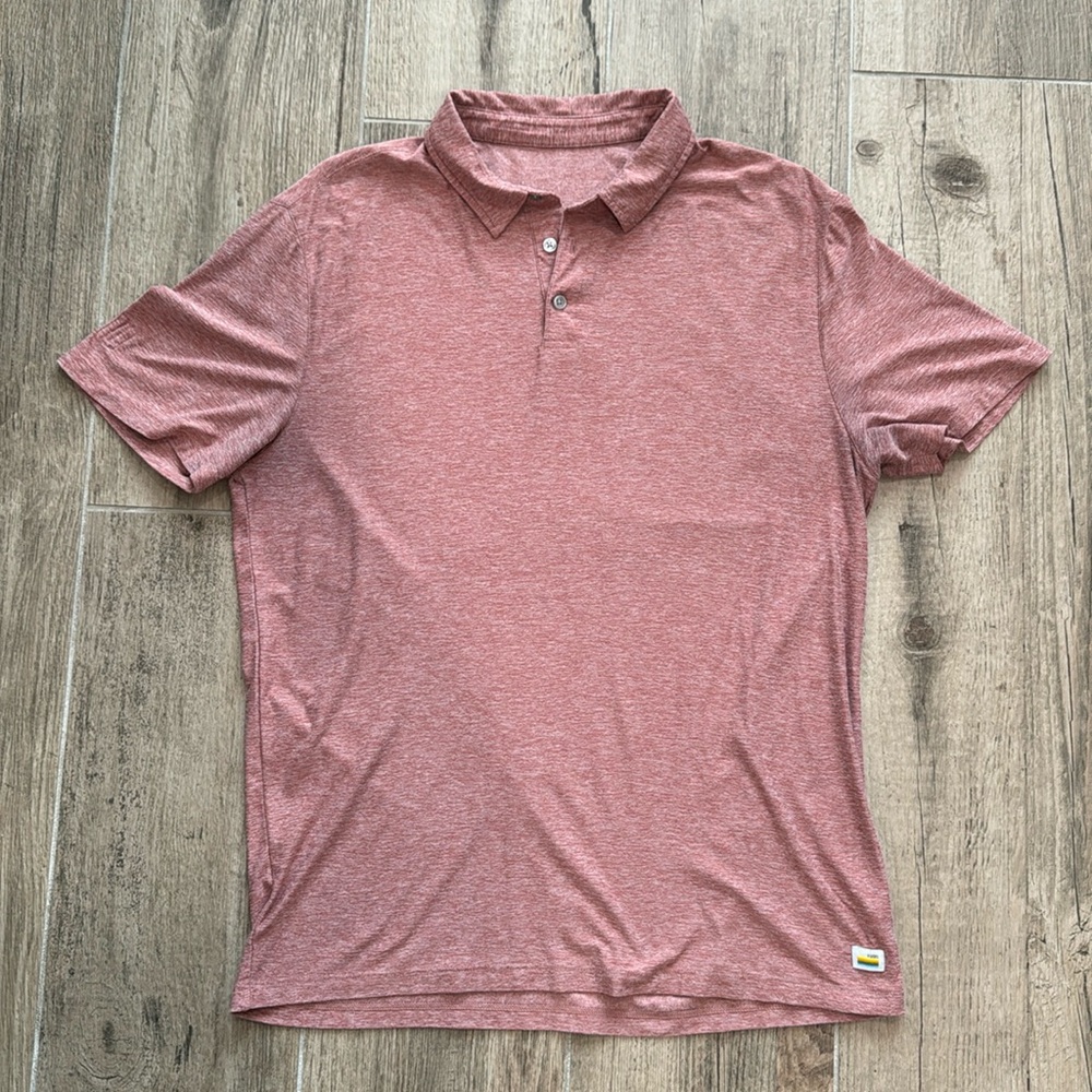 Vuori Strato Tech Polo Medium Red